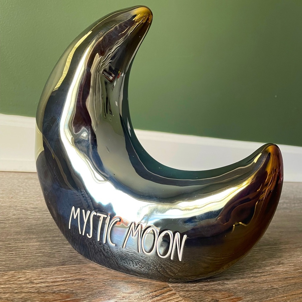 Rae Dunn Ceramic Mystic Moon Iridescent Luster Finish Home Decor Holiday NEW